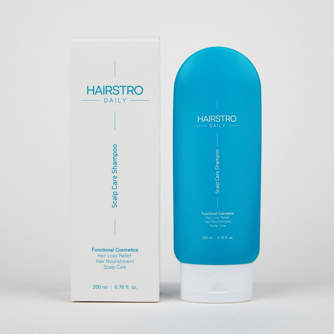 HAIRSTRO Scalp Care Shampoo 200ml | Deep Cleanse & Exfoliation | Soothing, Oil-Moisture Balance & Daily Mild Formula | Korean Scalp Therapy