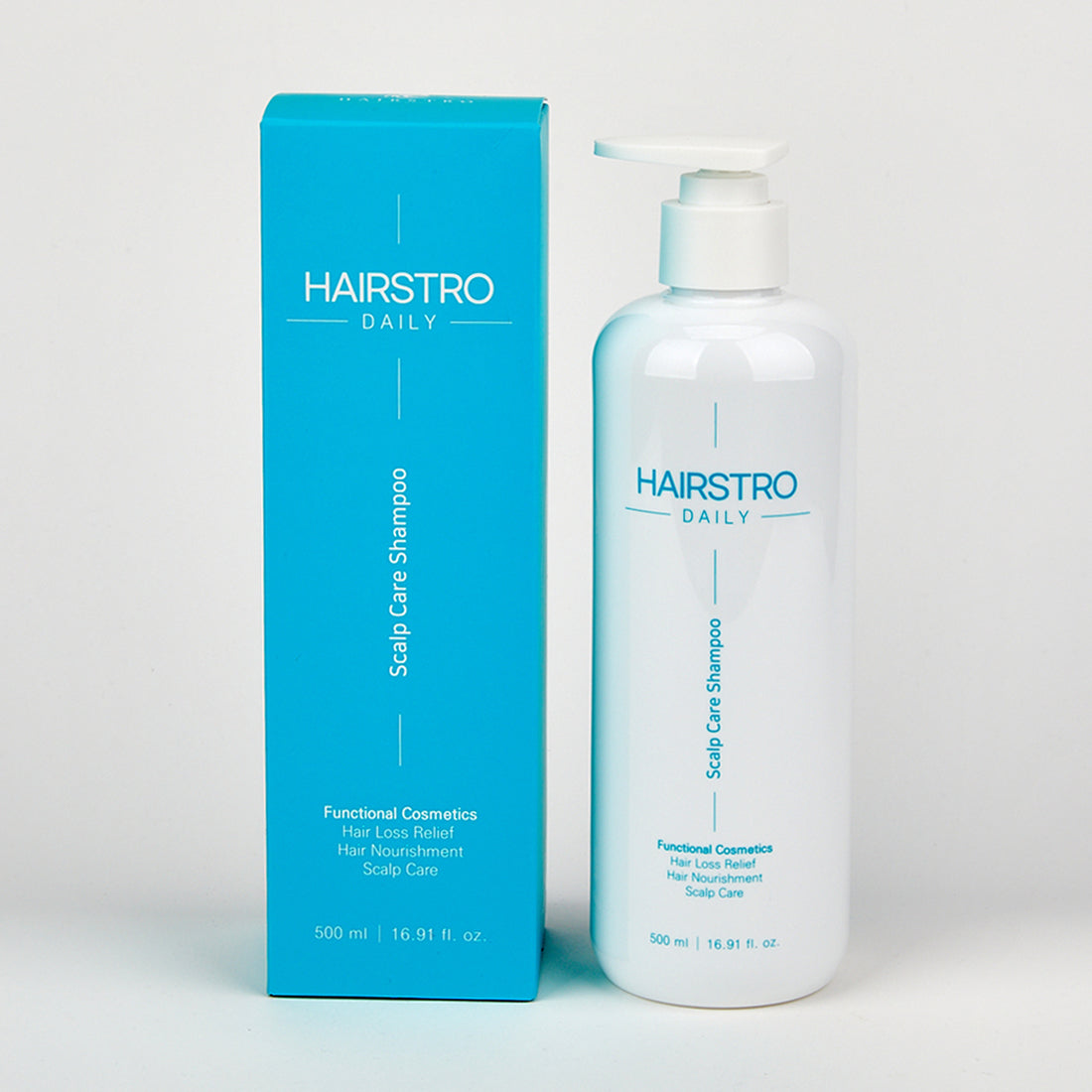 HAIRSTRO Scalp Care Shampoo 500ml | Deep Cleanse & Exfoliation | Soothing, Oil-Moisture Balance & Daily Mild Formula | Korean Scalp Therapy