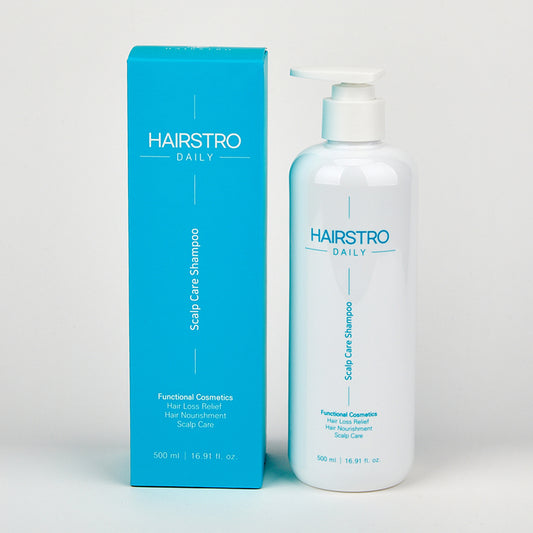 HAIRSTRO Scalp Care Shampoo 500ml | Deep Cleanse & Exfoliation | Soothing, Oil-Moisture Balance & Daily Mild Formula | Korean Scalp Therapy