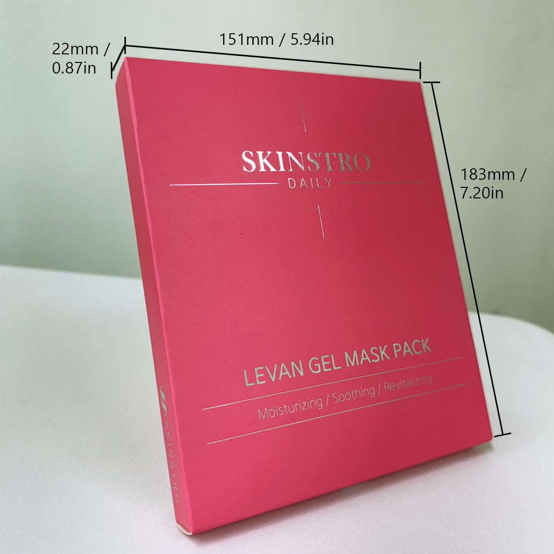 Skinstro Levan Gel Mask Pack of 10 | Deep Hydration & Cooling Soothing Gel Sheet | Super Adherence Mask for Dry & Heated Skin | Korean Skincare Overnight Hydration Mask