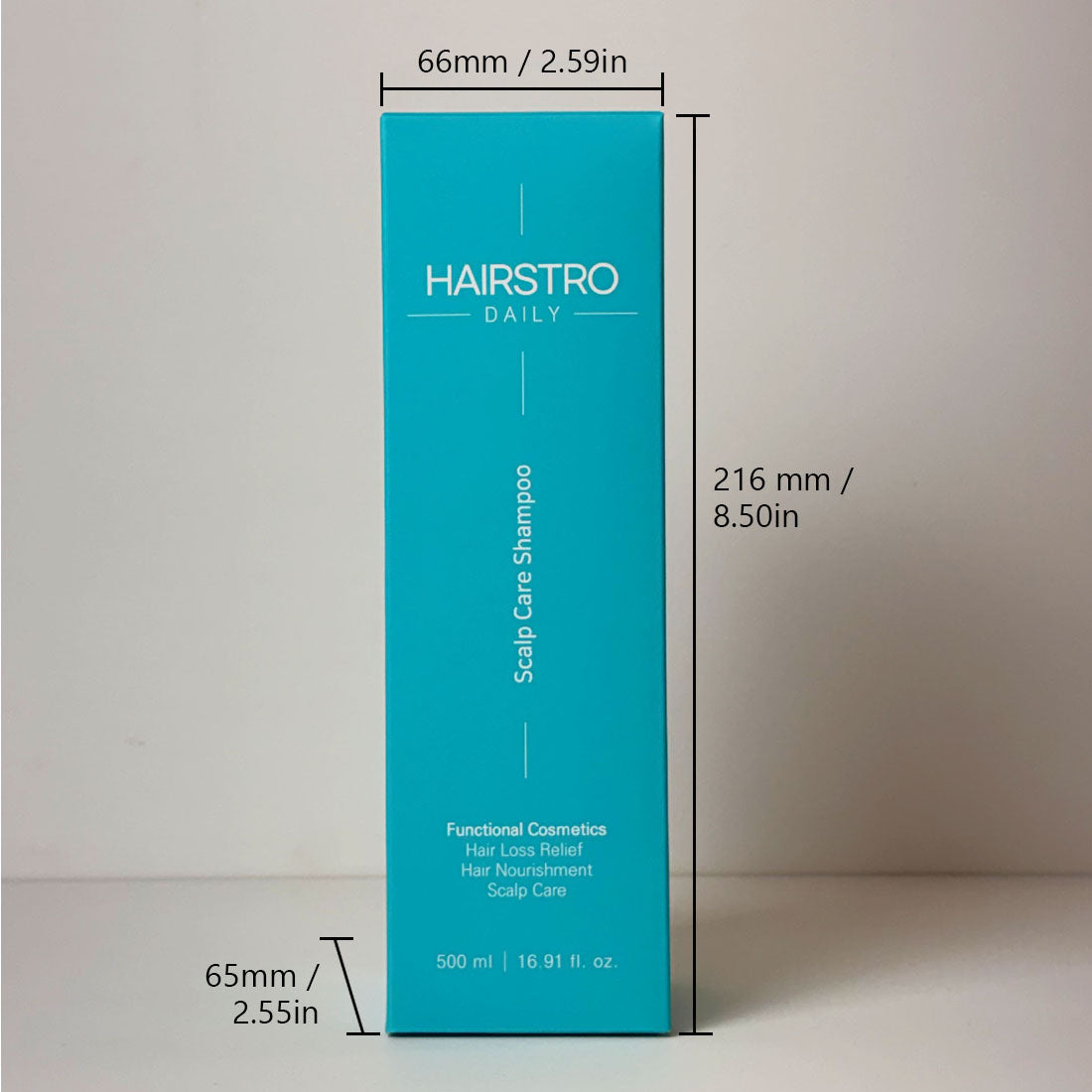 HAIRSTRO Scalp Care Shampoo 500ml | Deep Cleanse & Exfoliation | Soothing, Oil-Moisture Balance & Daily Mild Formula | Korean Scalp Therapy