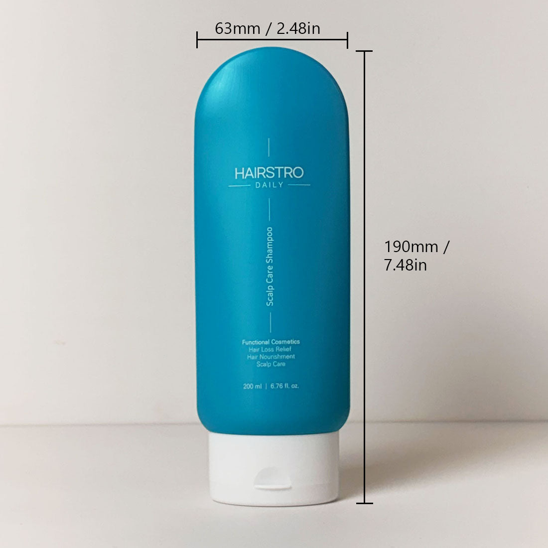 HAIRSTRO Scalp Care Shampoo 200ml | Deep Cleanse & Exfoliation | Soothing, Oil-Moisture Balance & Daily Mild Formula | Korean Scalp Therapy