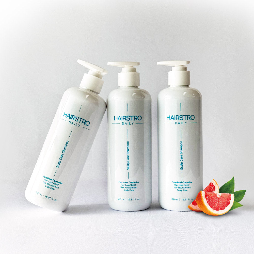 HAIRSTRO Scalp Care Shampoo 500ml | Deep Cleanse & Exfoliation | Soothing, Oil-Moisture Balance & Daily Mild Formula | Korean Scalp Therapy
