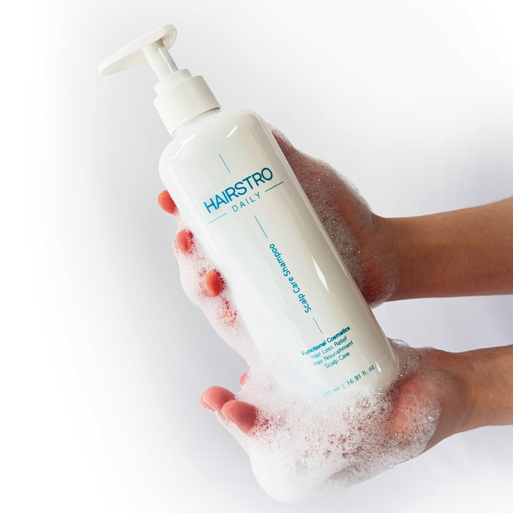 HAIRSTRO Scalp Care Shampoo 500ml | Deep Cleanse & Exfoliation | Soothing, Oil-Moisture Balance & Daily Mild Formula | Korean Scalp Therapy