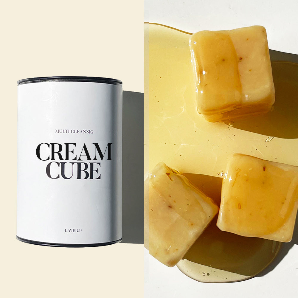 LAYER.P Cream Cube Set 100g (5 Cubes + Foam Maker)