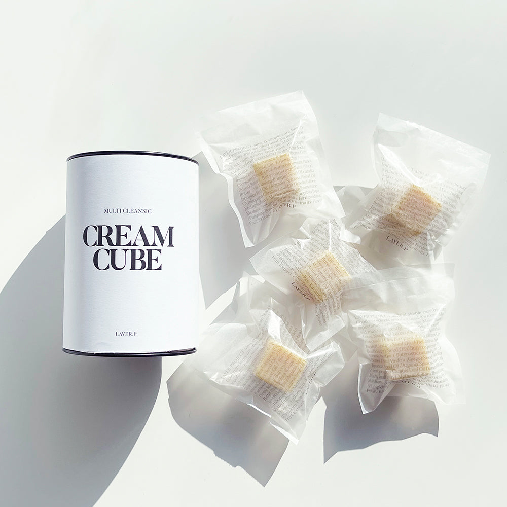 LAYER.P Cream Cube Set 100g (5 Cubes + Foam Maker)