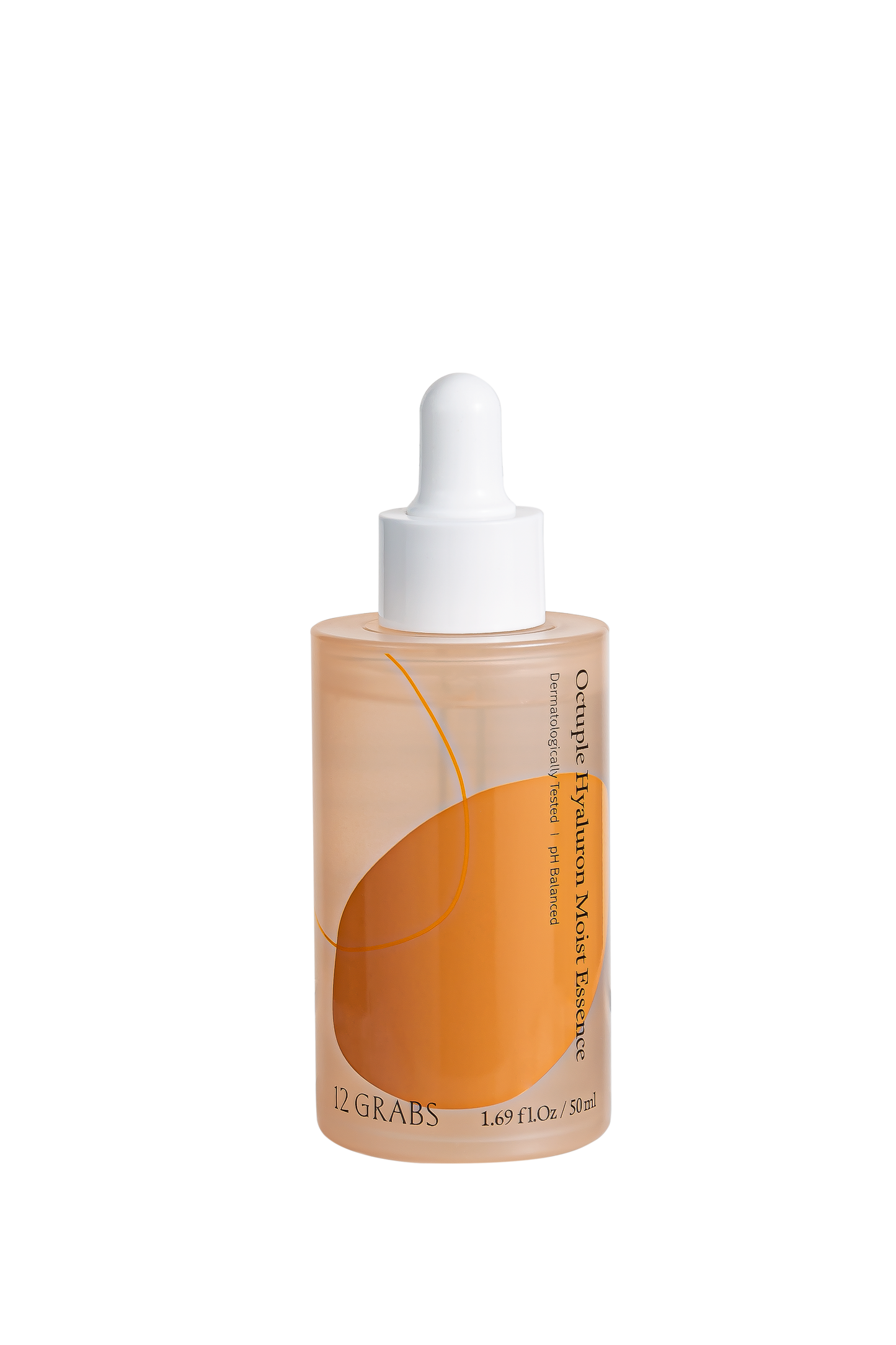 12GRABS 8-Layer Octuple Hyaluronic Acid Essence with 5,000Da Ultra-Low Molecule HA & Bamboo Water – Intense Deep Hydration & Elasticity Booster