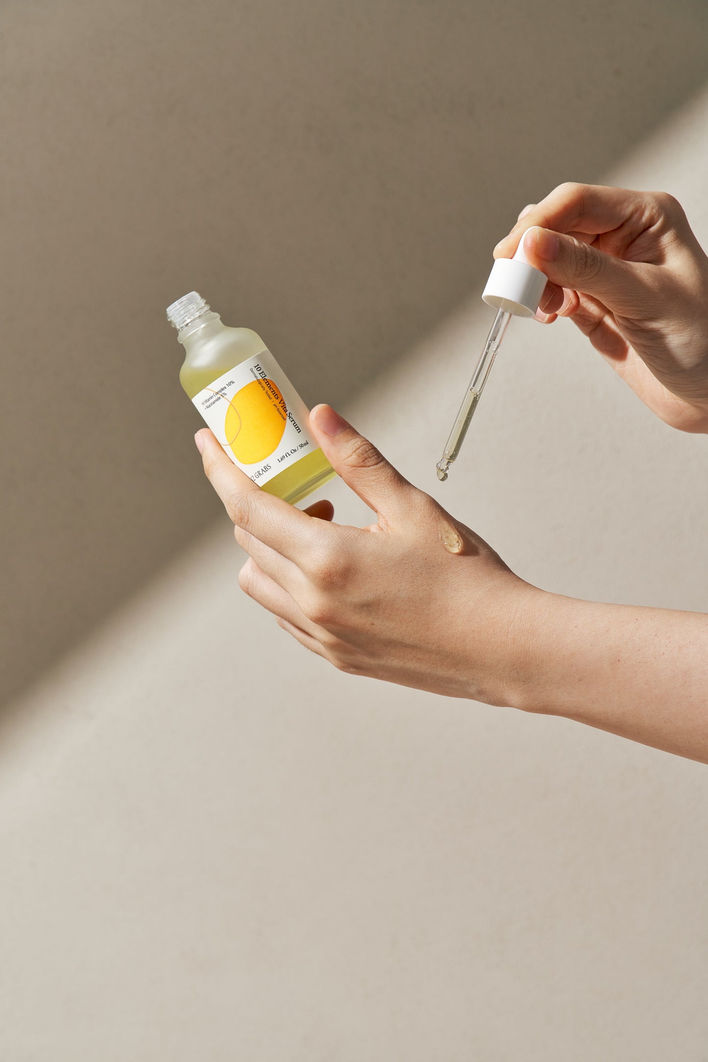 12GRABS 10% 10-Vitamin Complex + 5% Niacinamide Brightening Serum – Korean Dual Functional Whitening & Anti-Wrinkle Glow Booster