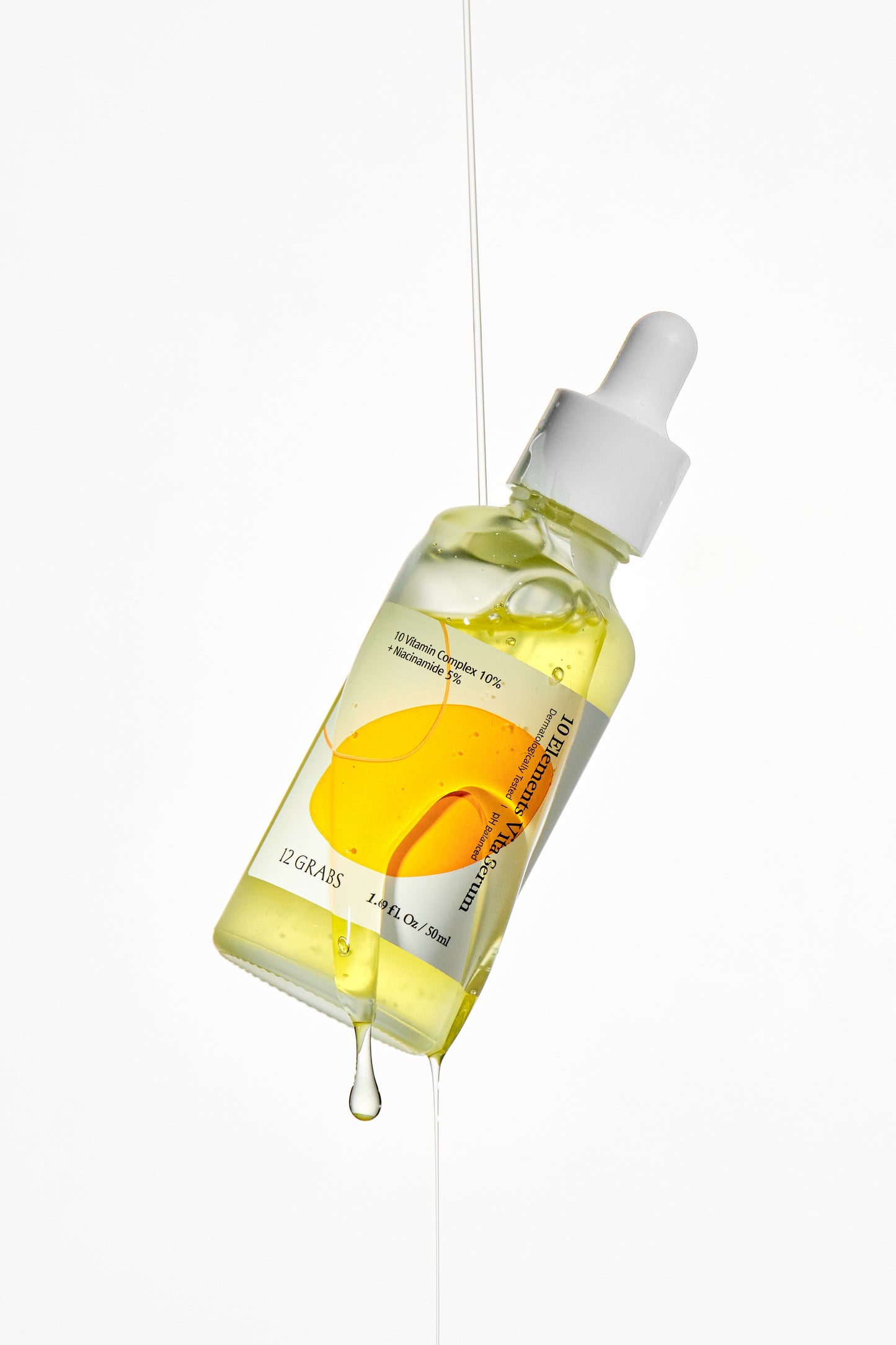 12GRABS 10% 10-Vitamin Complex + 5% Niacinamide Brightening Serum – Korean Dual Functional Whitening & Anti-Wrinkle Glow Booster