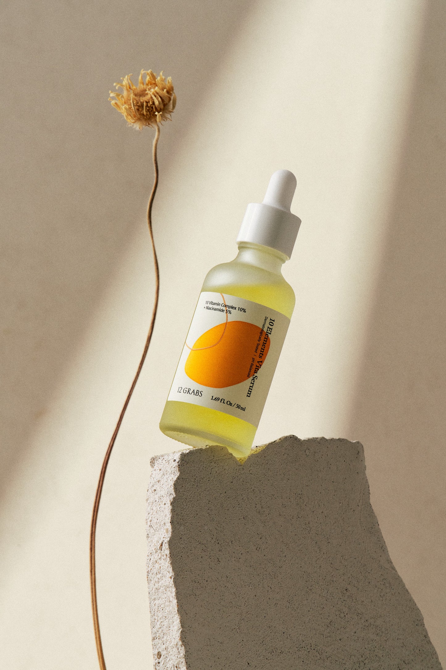 12GRABS 10% 10-Vitamin Complex + 5% Niacinamide Brightening Serum – Korean Dual Functional Whitening & Anti-Wrinkle Glow Booster