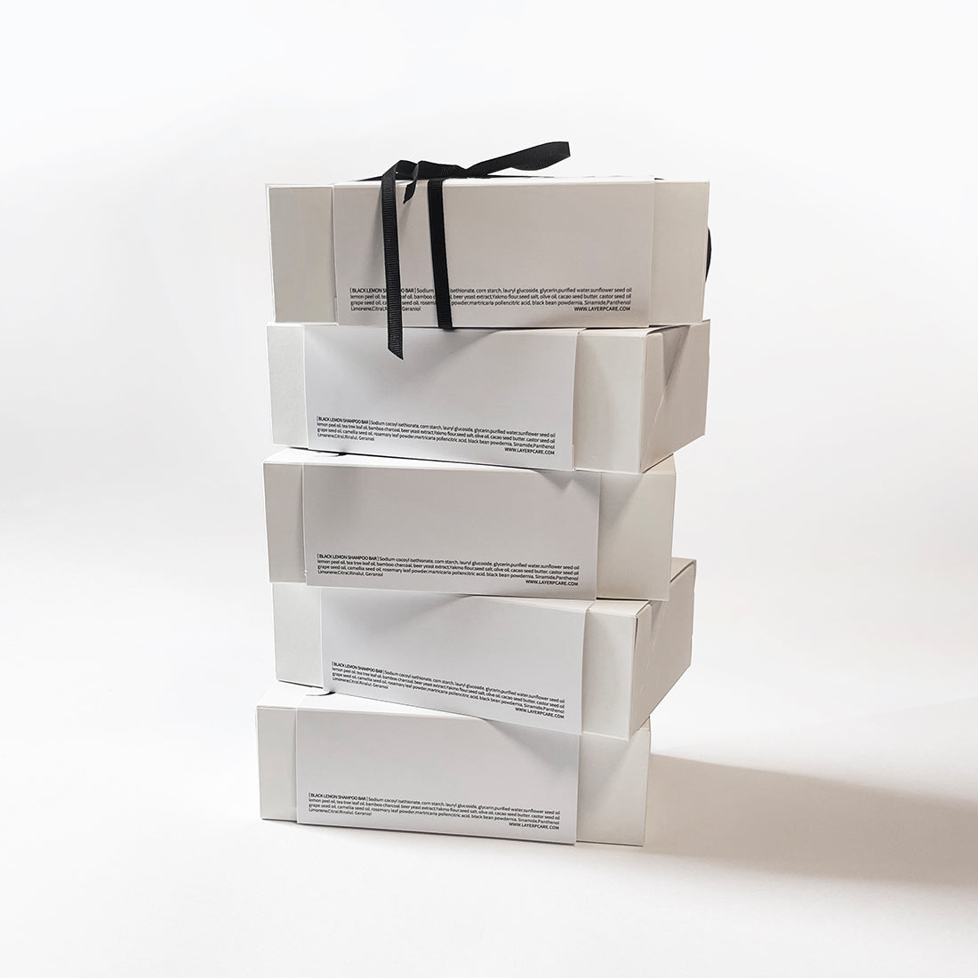 LAYER.P Shampoo Bar Gift Set (5 Bars + Soap Case)