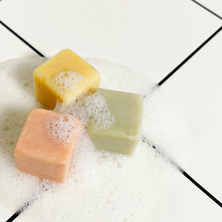 LAYER.P Starter Set (3 Cubes + 2 Shampoo Bars + Foam Maker)