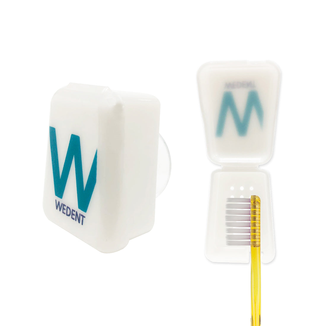 Wedent Toothbrush with tongue cleaner 1P + Toothbrush Cap 1P