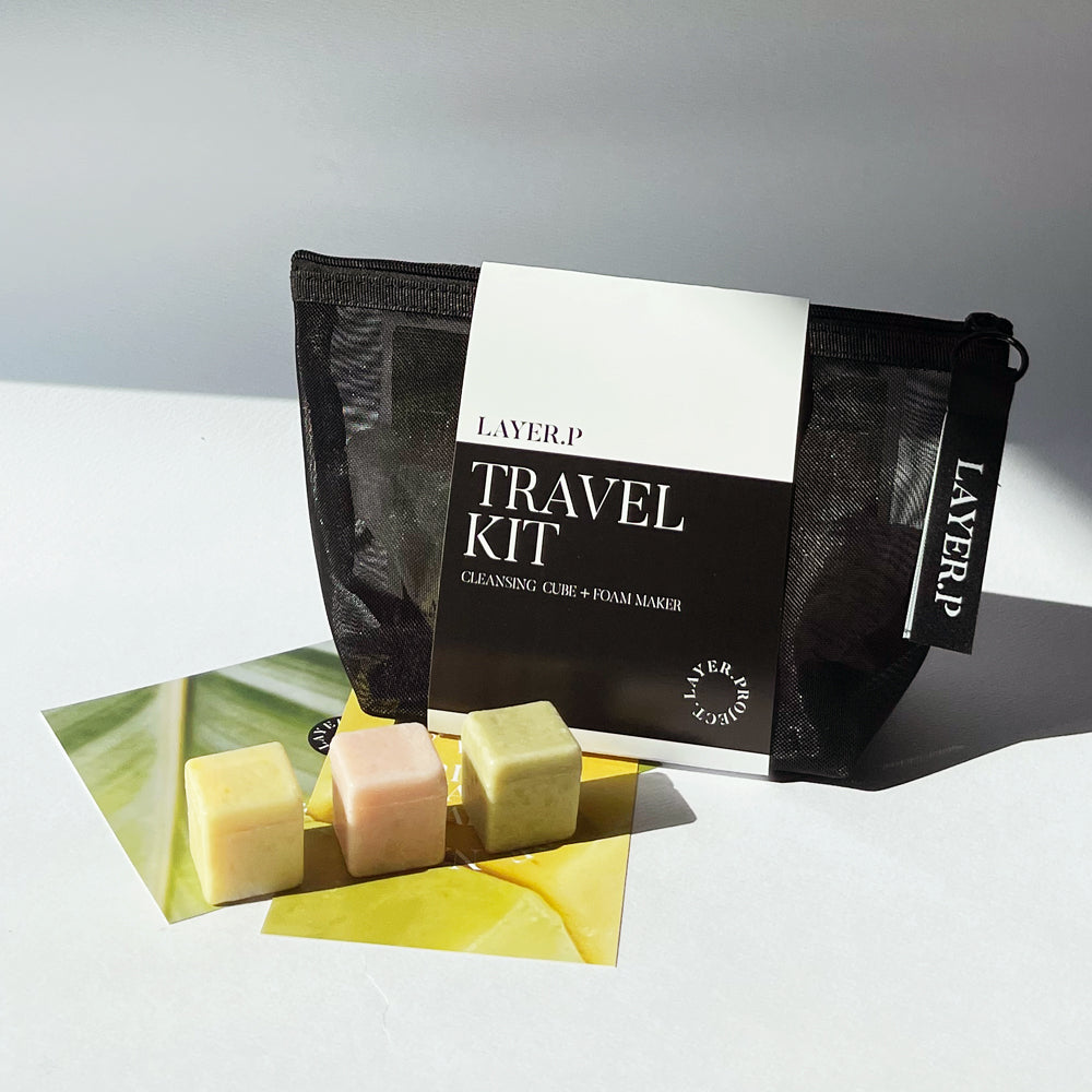 LAYER.P Travel Kit (3 Cubes + Foam Maker)