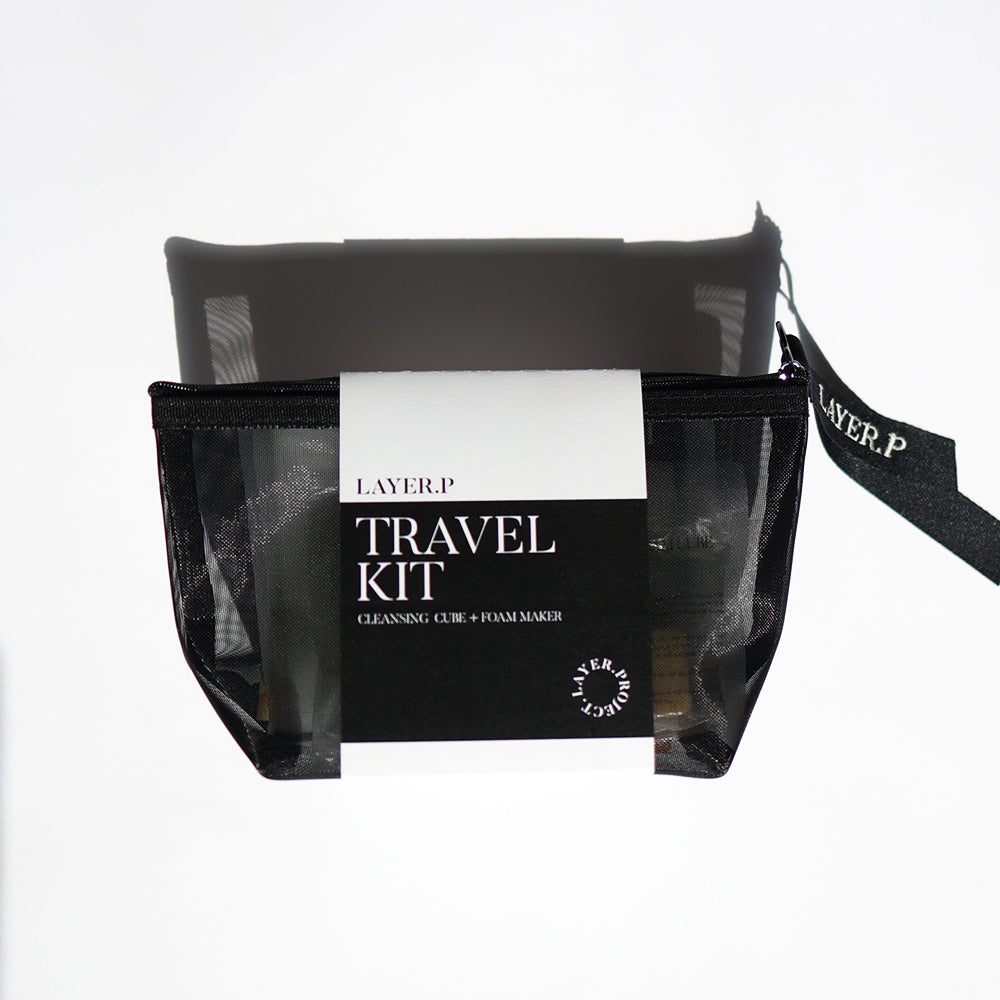 LAYER.P Travel Kit (3 Cubes + Foam Maker)
