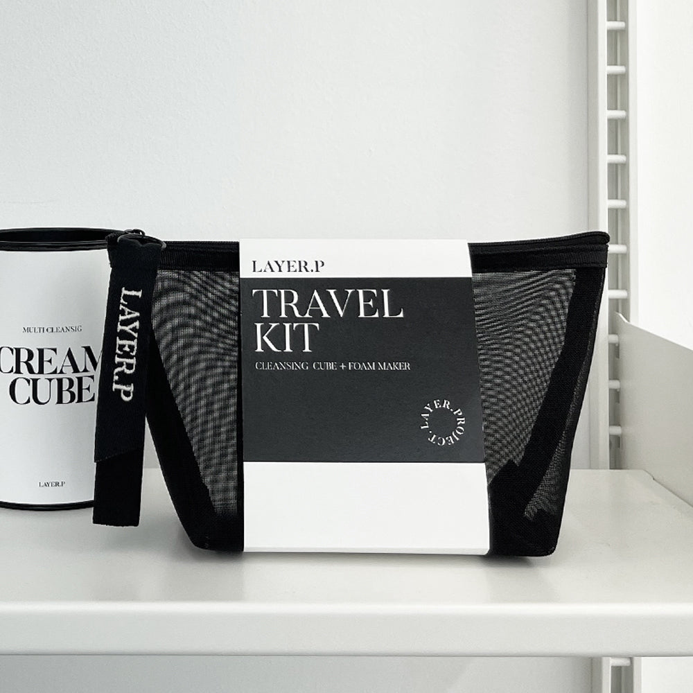 LAYER.P Travel Kit (3 Cubes + Foam Maker)