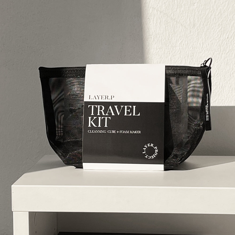 LAYER.P Travel Kit (3 Cubes + Foam Maker)
