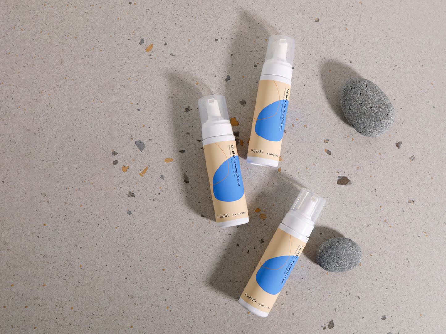 12GRABS BHA 1.8% Foaming Cleanser for Acne-Prone Skin – Pore Clearing, Exfoliating & Hydrating Korean Facial Wash