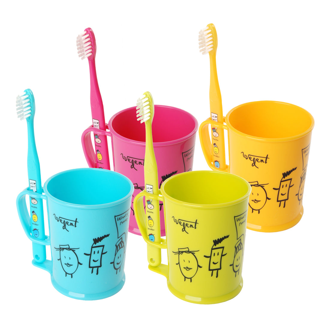 Wedent Kids Mouthwash cup Set |For ages 3-9+ years old|