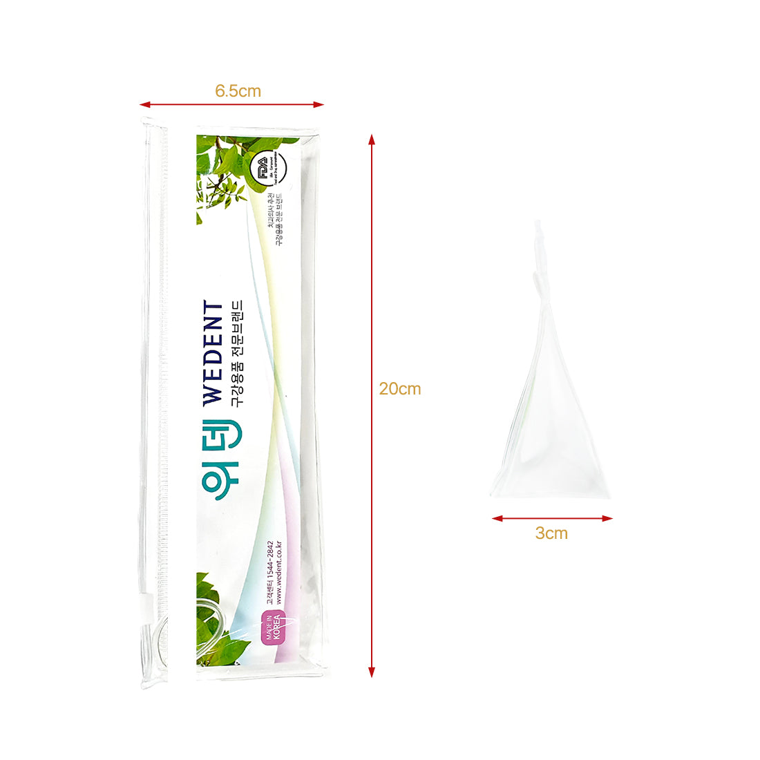 Wedent Toothbrush (portable oral hygiene products  pack)