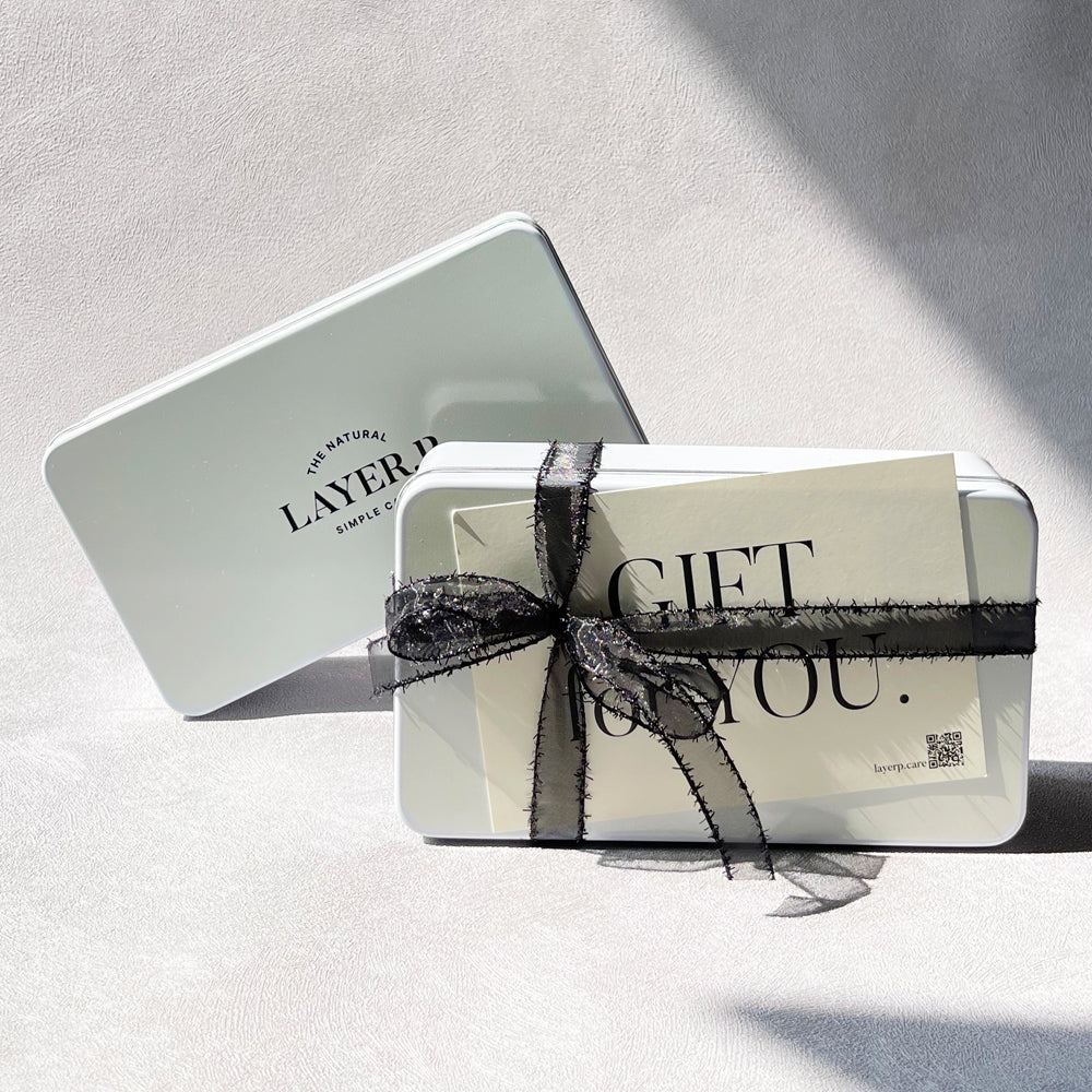 LAYER.P Tin Case Edition Set (4 Cubes + 3 Shampoo Bars + Foam Maker)