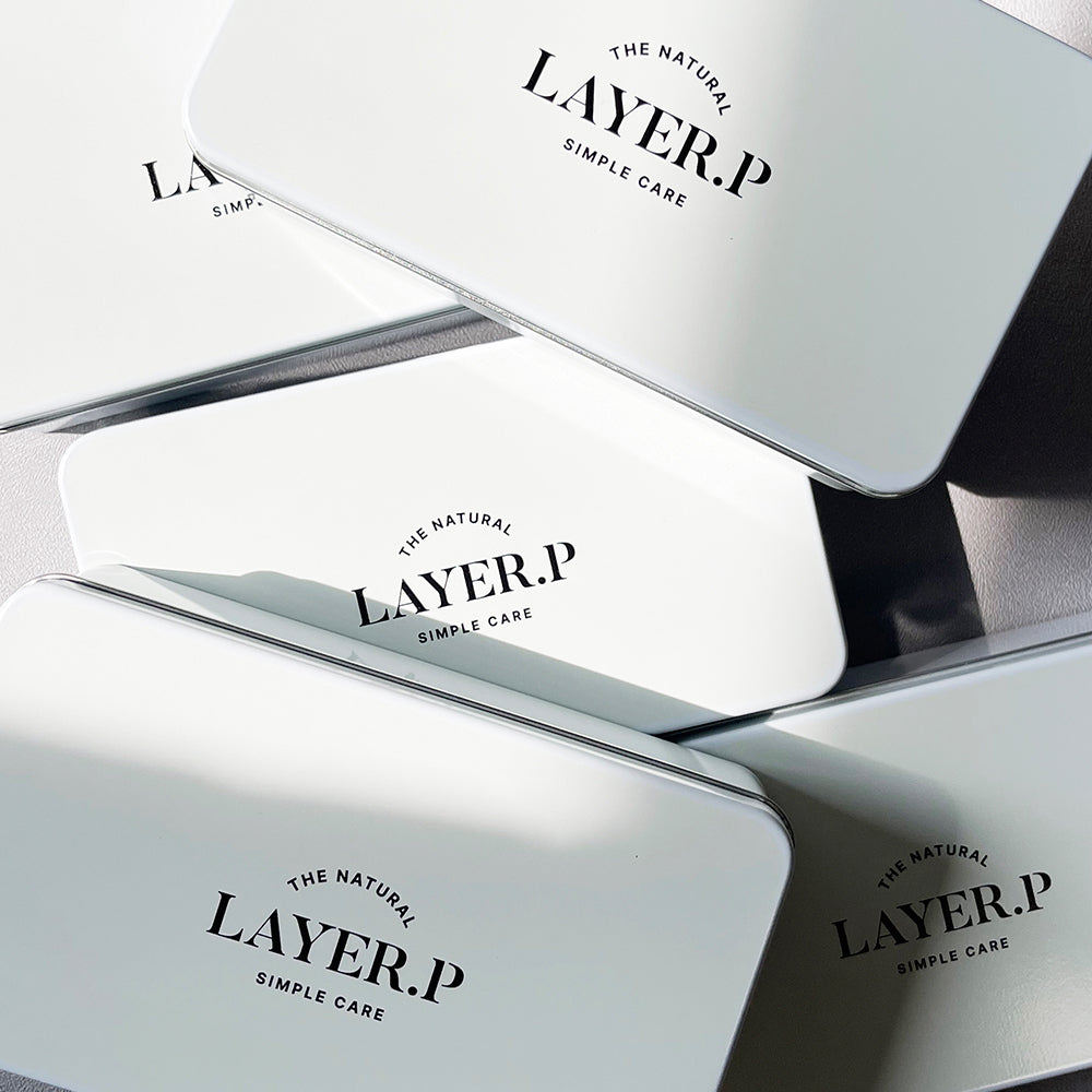 LAYER.P Tin Case Edition Set (4 Cubes + 3 Shampoo Bars + Foam Maker)
